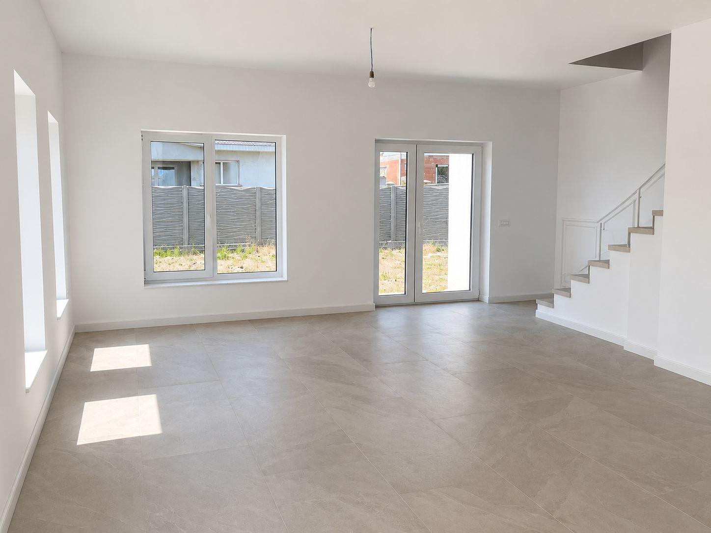 Jumătate de duplex premium, 120 mp utili, teren 256 mp, garaj și 3 dor - 19