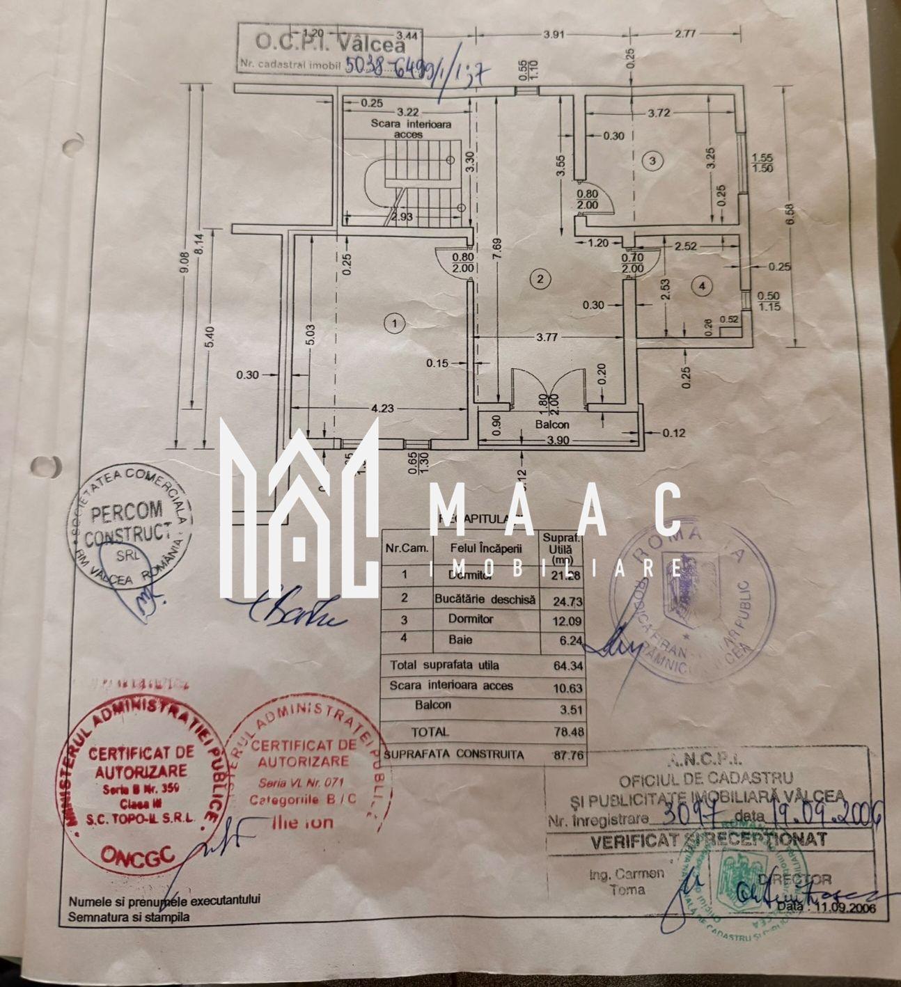 Apartament 2 camere de vânzare | Râmnicu Vâlcea, Central - 25