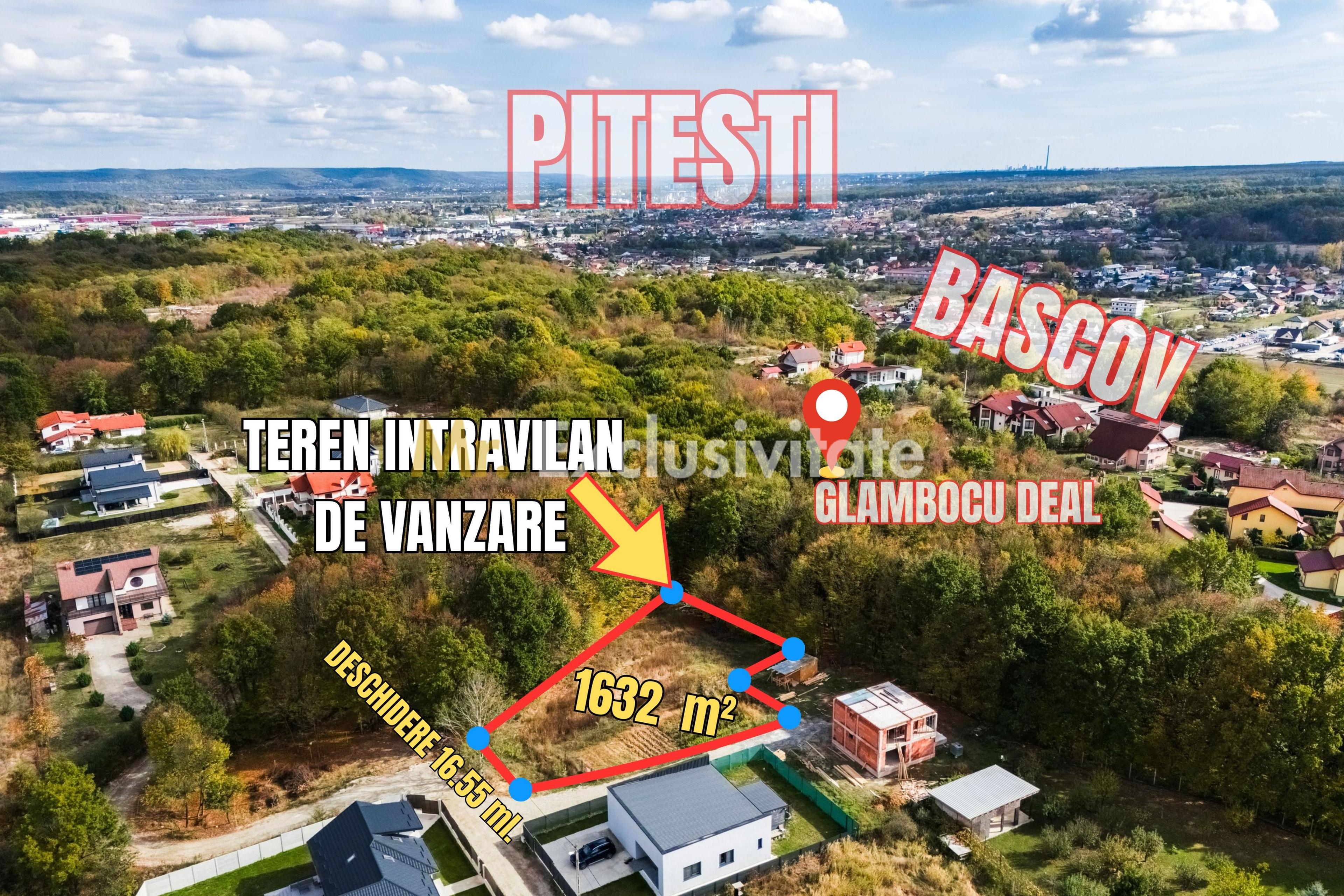 Teren de vanzare Bascov-Glamboc Deal, langa padure, toate utilitățile - 2