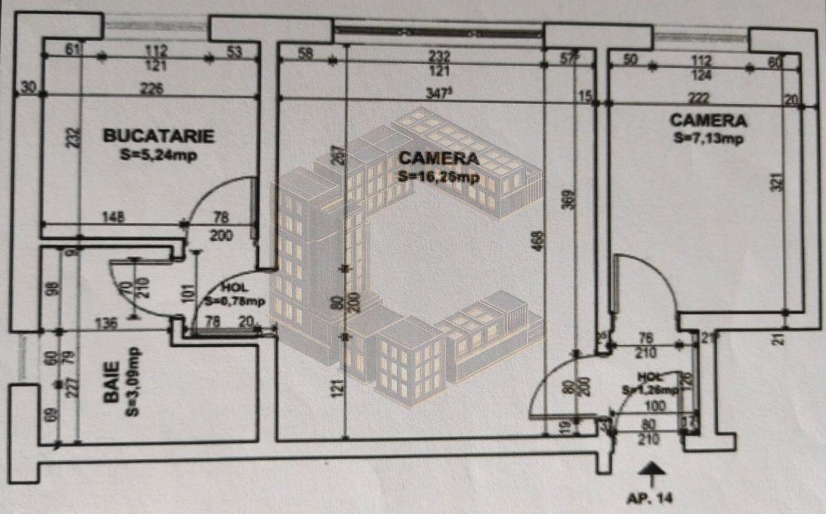 Apartament 2 camere de vânzare, renovat, zona Complexul Studențesc, Ti - 12