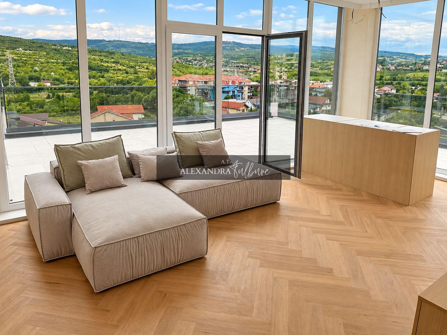 Apartament 3 camere, 3 bai, 84 mp+ terasa 71 mp, garaj - 2