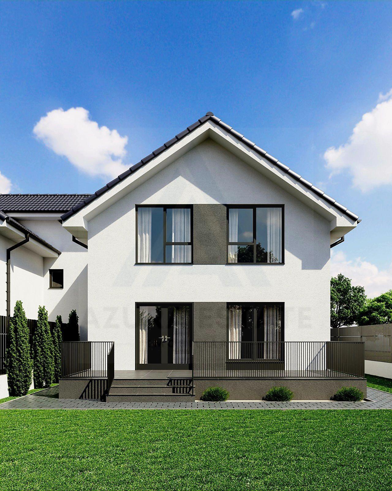 Casă tip duplex curte 350 mp 120 mp utili terasa 22 mp Sura Mare - 2