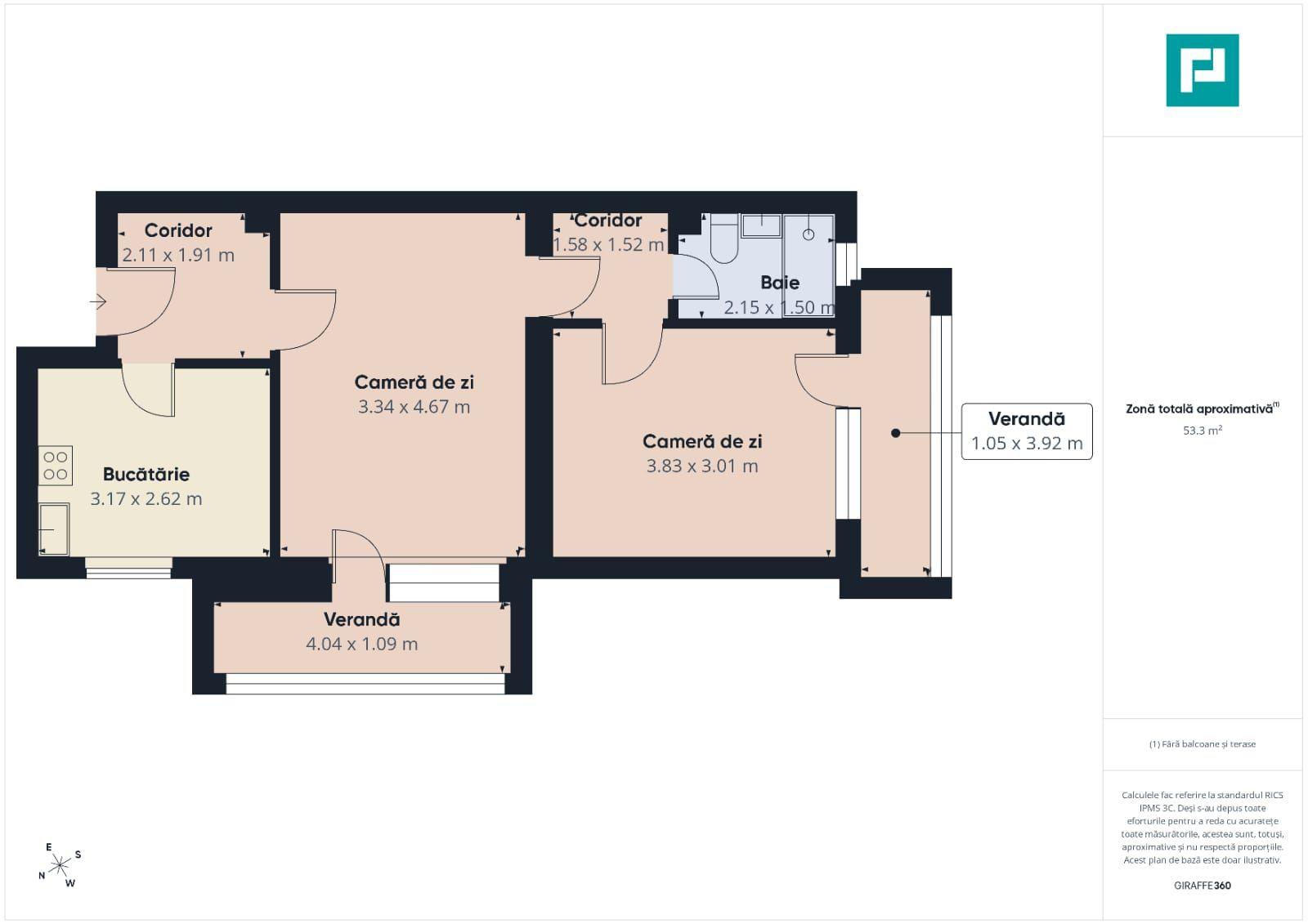 APARTAMENT 2 CAMERE LA PARTER, GRĂDIȘTE - 7