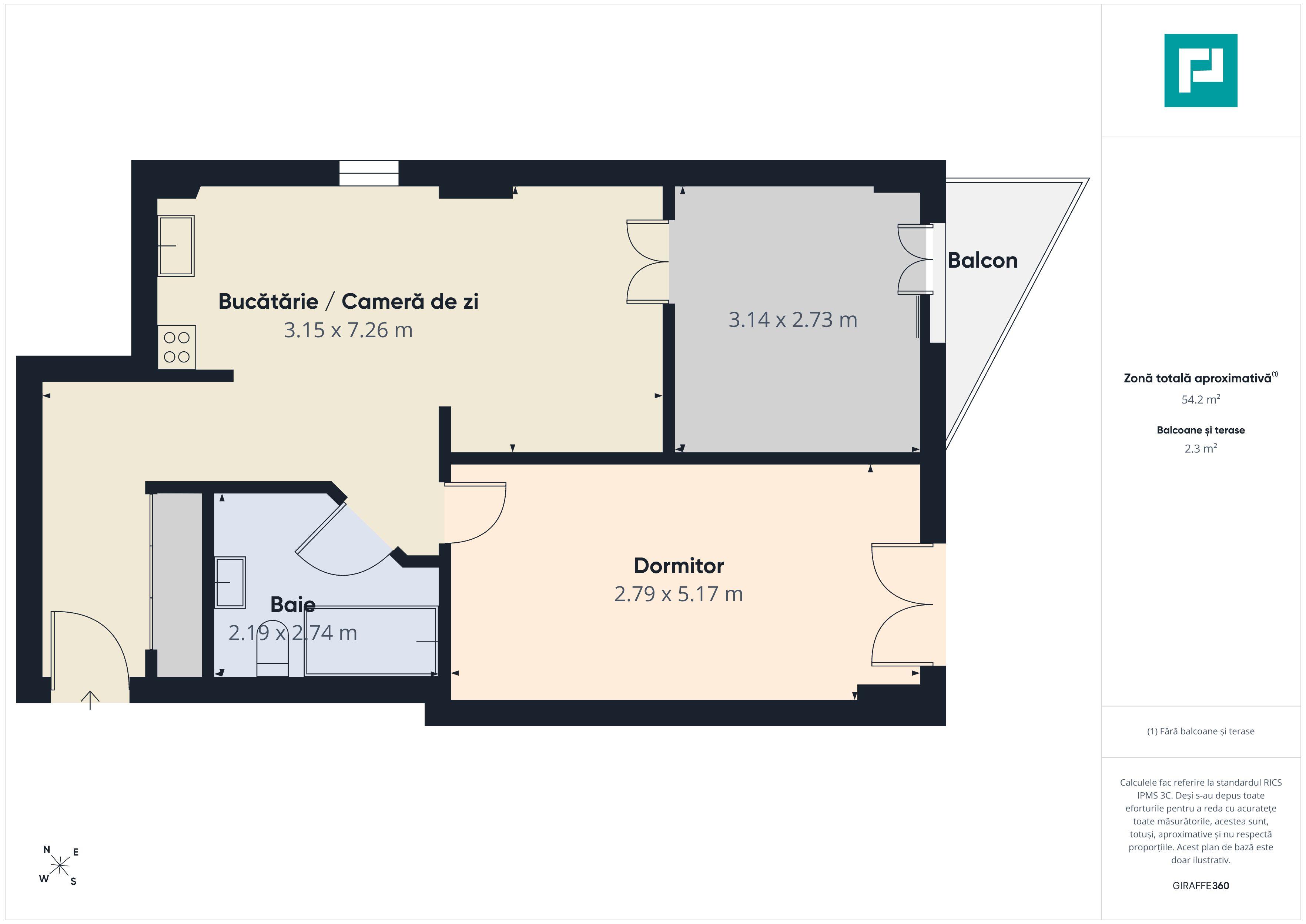 Apartament cochet cu 2 camere | A Residence Pipera - 8