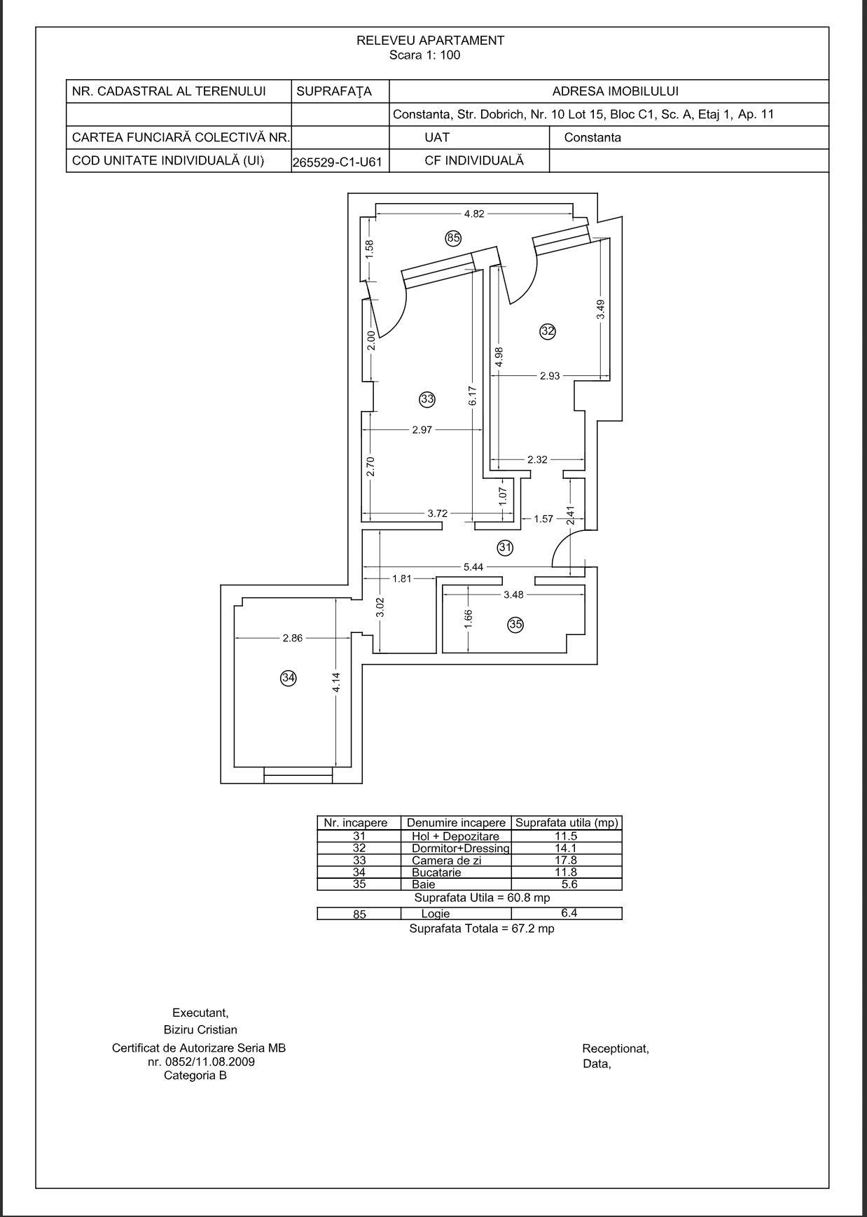 Tomis Nord - Vanzare apartament cu 2 camere, bloc nou. - 19