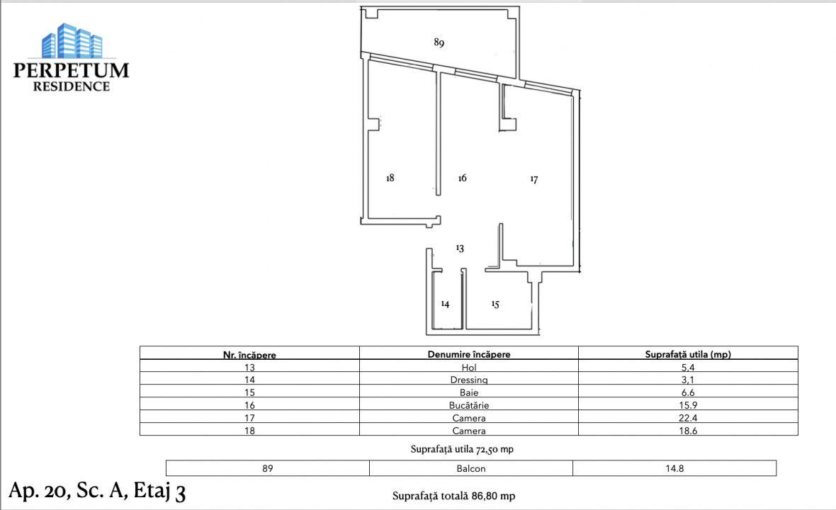 Tomis Nord/Carrefour -Vanzare apartament cu 2 camere, bloc nou. - 7