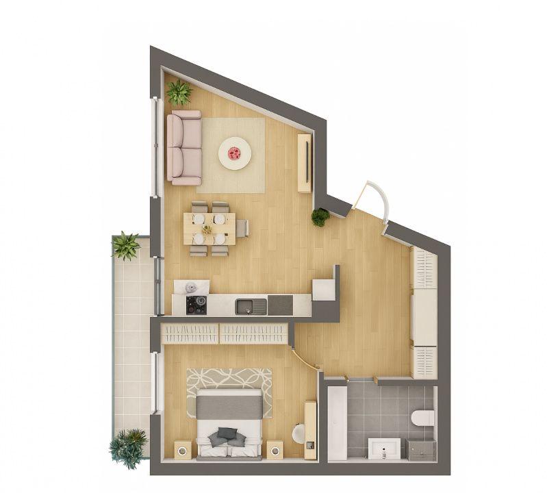 Tomis Plus - Celine Elegance - Vânzare apartament cu 2 camere - 21