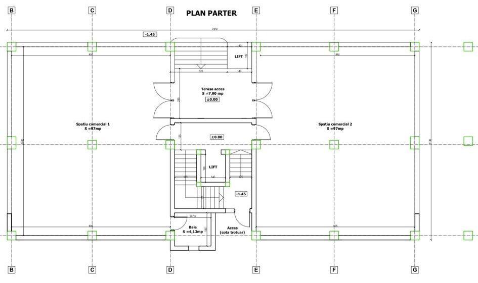 Spațiu comercial Otopeni - vizibilitate maximă, zona 23 August - 7