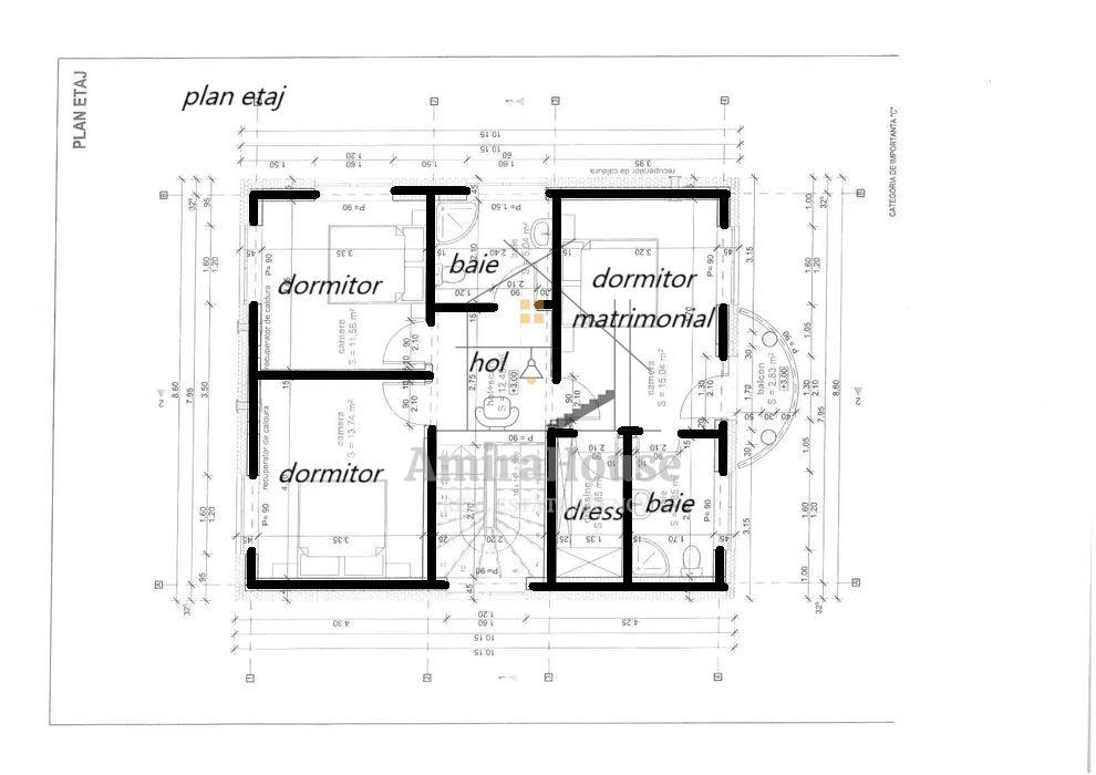 Casa individuala, teren 700 mp, semifinisata, Dezmir zona str Closca - 4