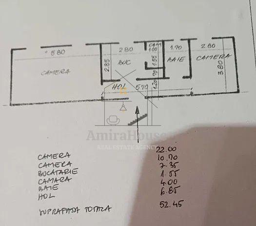 Apartament 2 camere decomnadate, 52 mp, Manastur zona str Tasnad - 13