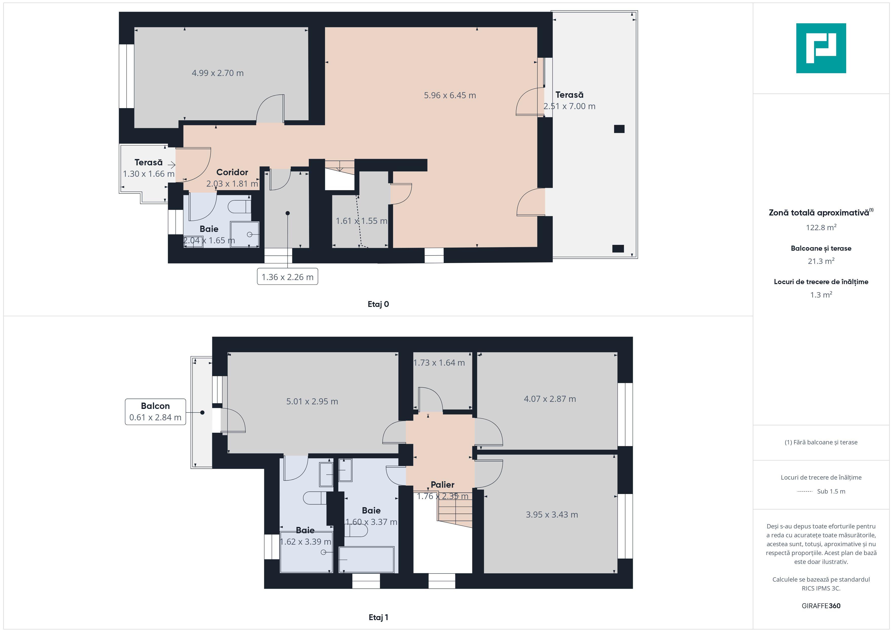 Duplex 5 camere în cartier Europa Mosnița Nouă - 23