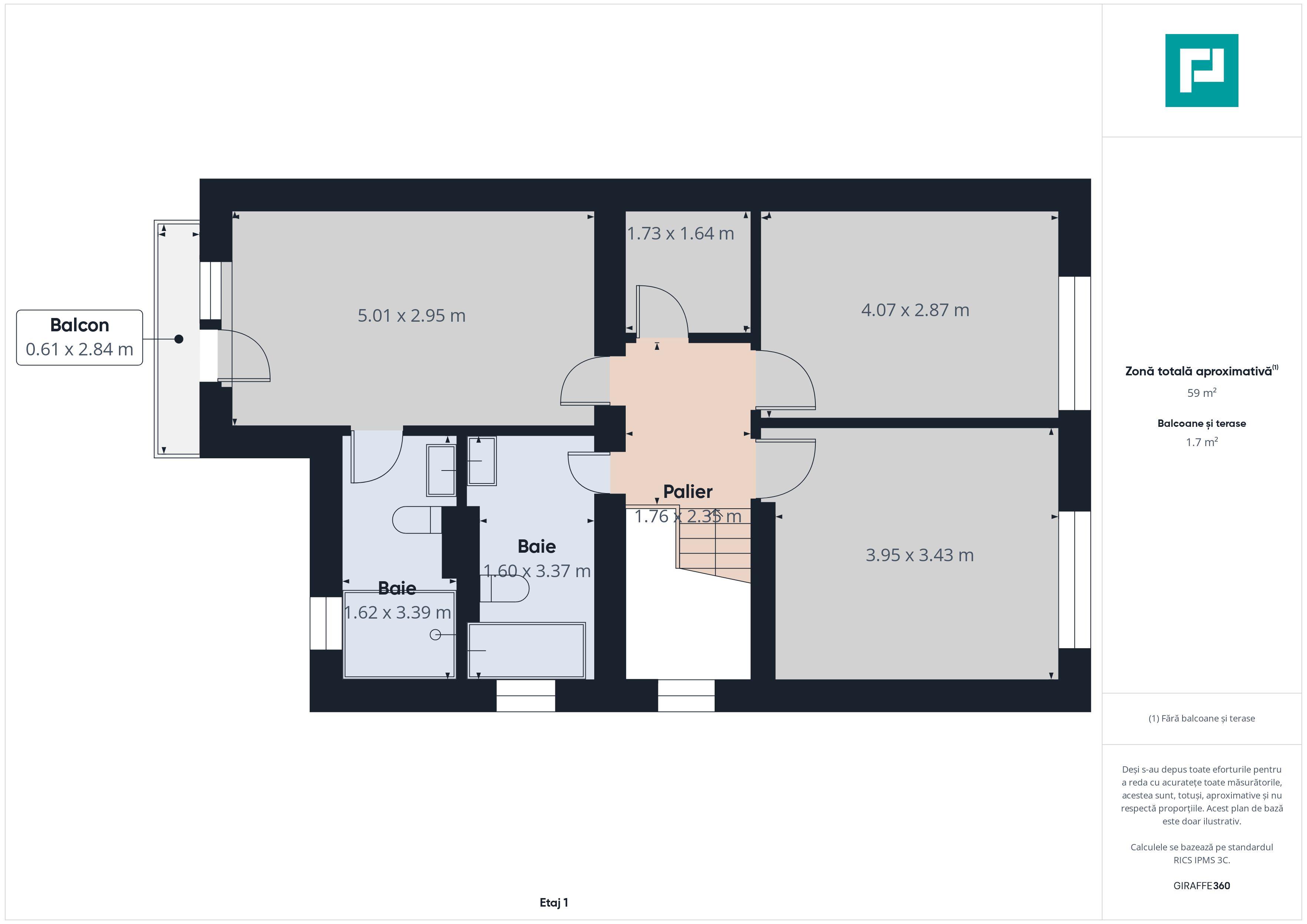 Duplex 5 camere în cartier Europa Mosnița Nouă - 25