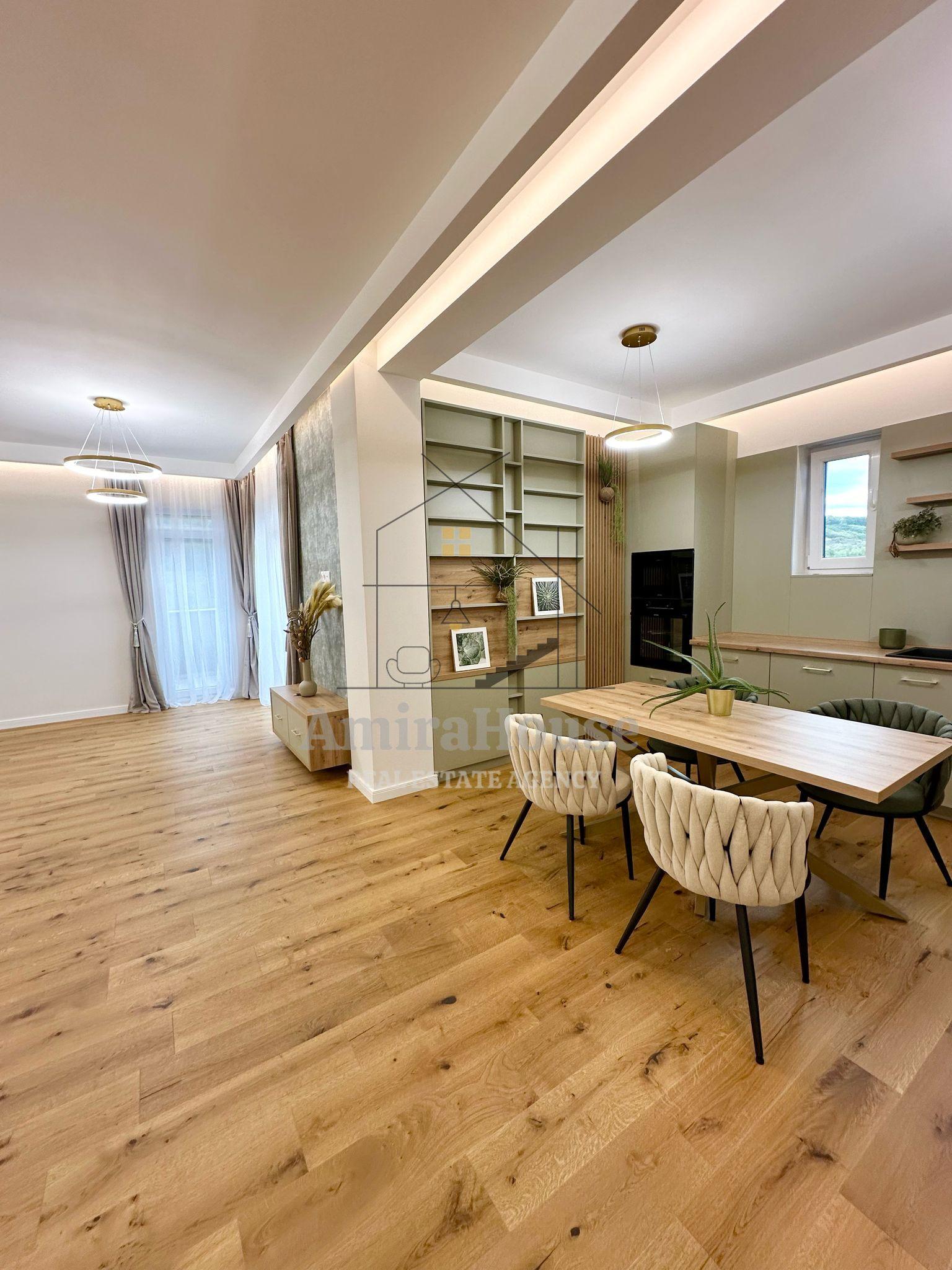 Apartament 3 camere, 90 mp, terase 30 mp, finisat, Floresti str Sesul de Sus - 2