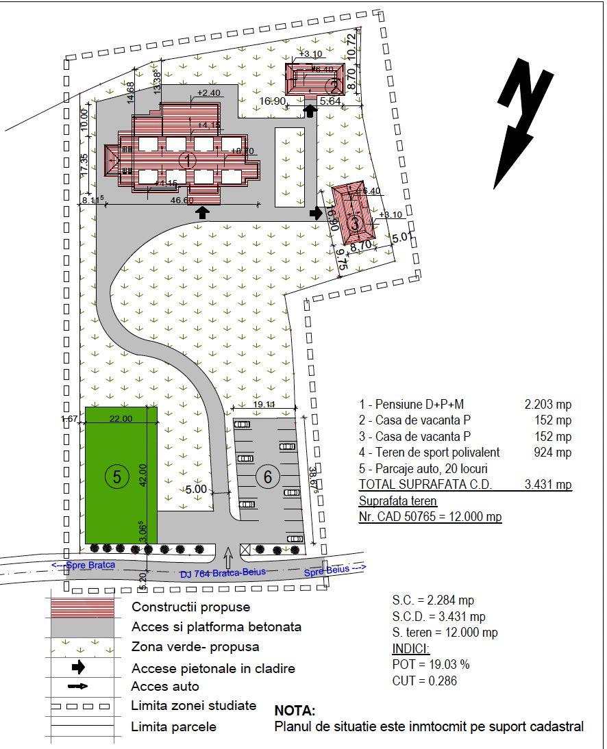 Teren intravilan Rosia, 12 000 mp, cu proiect aprobat. Comision 0. - 4