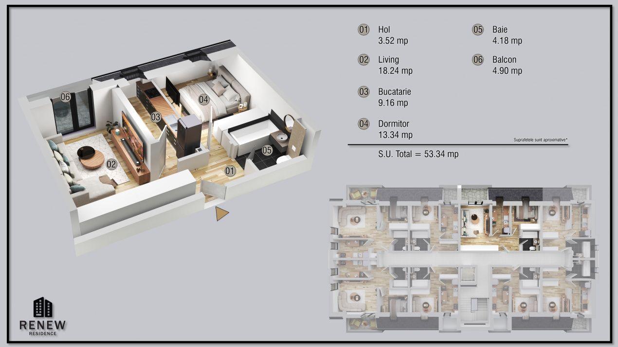 Ap. 2 cam. finalizare aprilie 2026 zona Militari Residence - 1