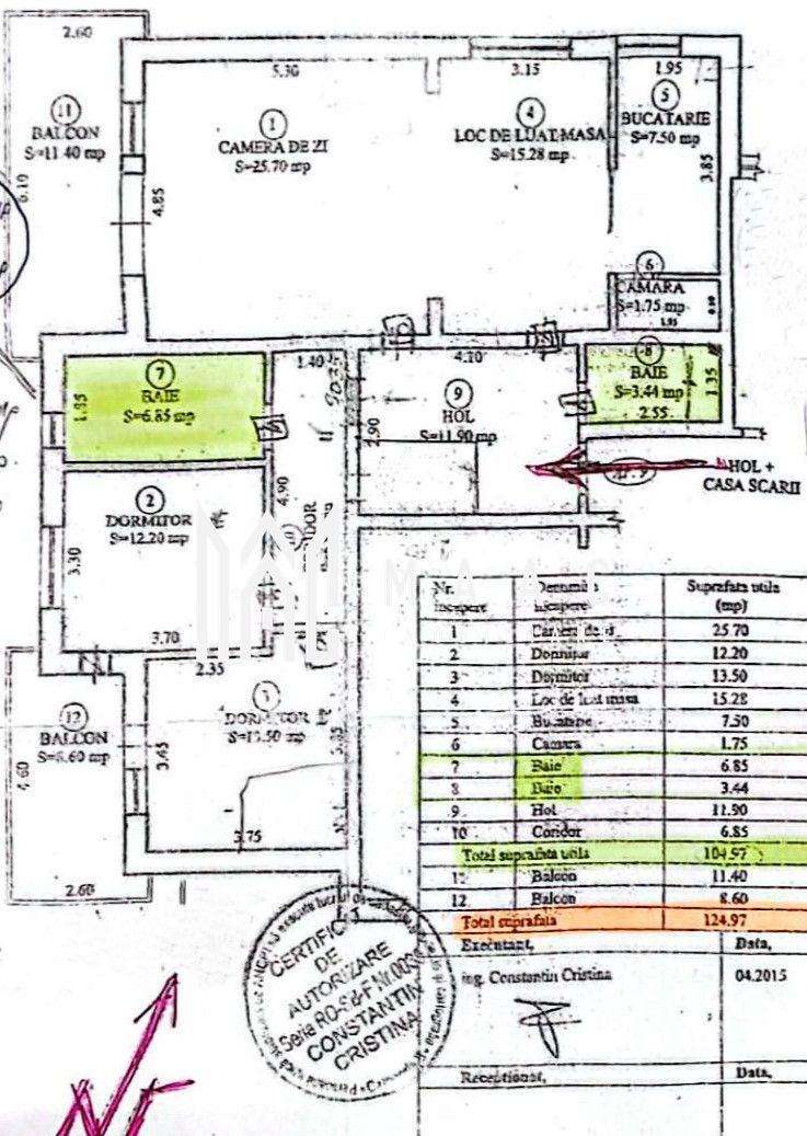 Apartament 3 camere | Decomandat | 2 balcoane | Arhitectilor - 19
