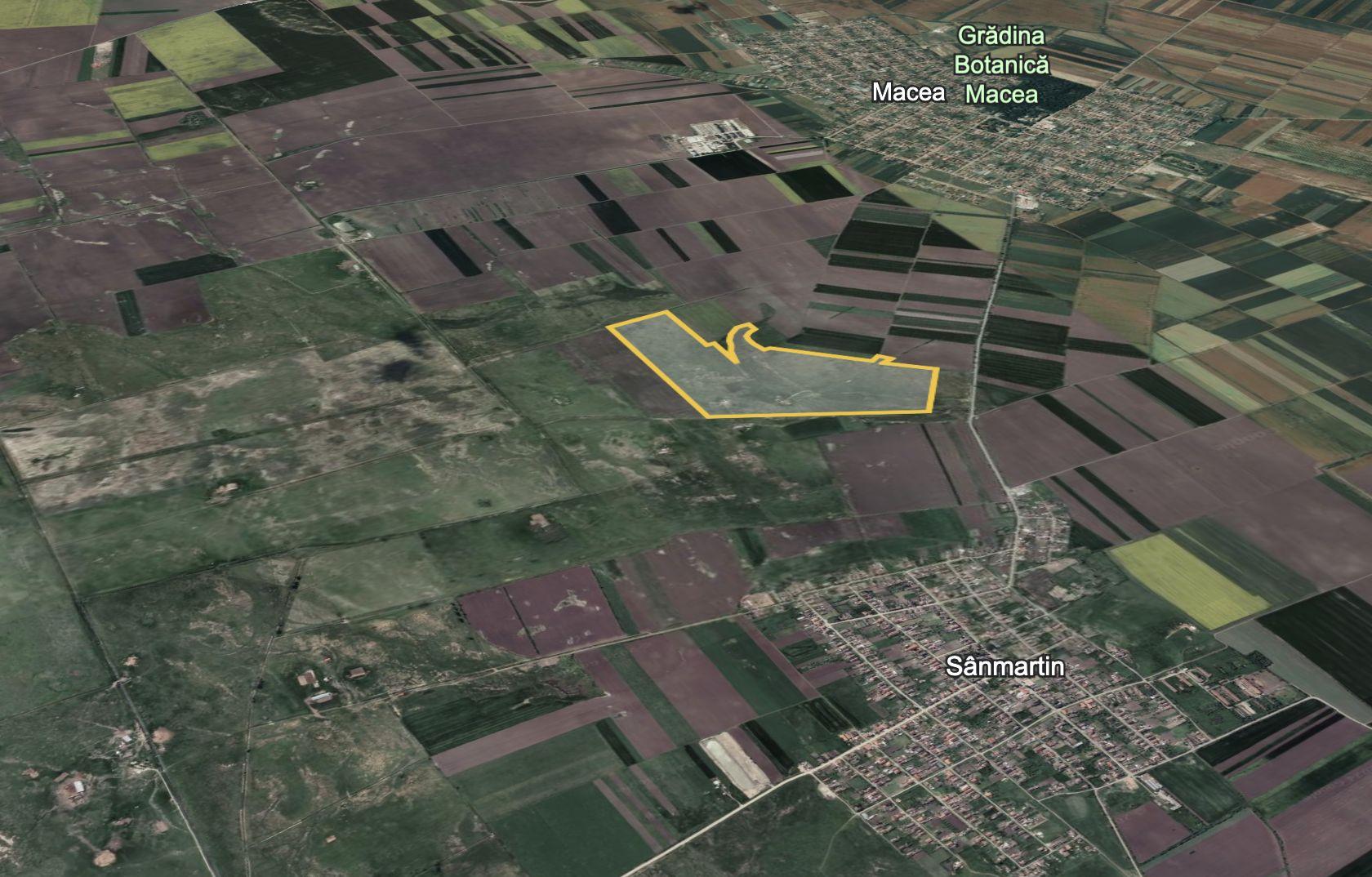 Teren 42 ha pentru parc fotovoltaic – Macea, Arad - 3