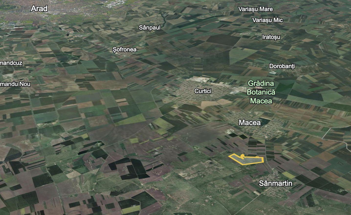 Teren 42 ha pentru parc fotovoltaic – Macea, Arad - 4