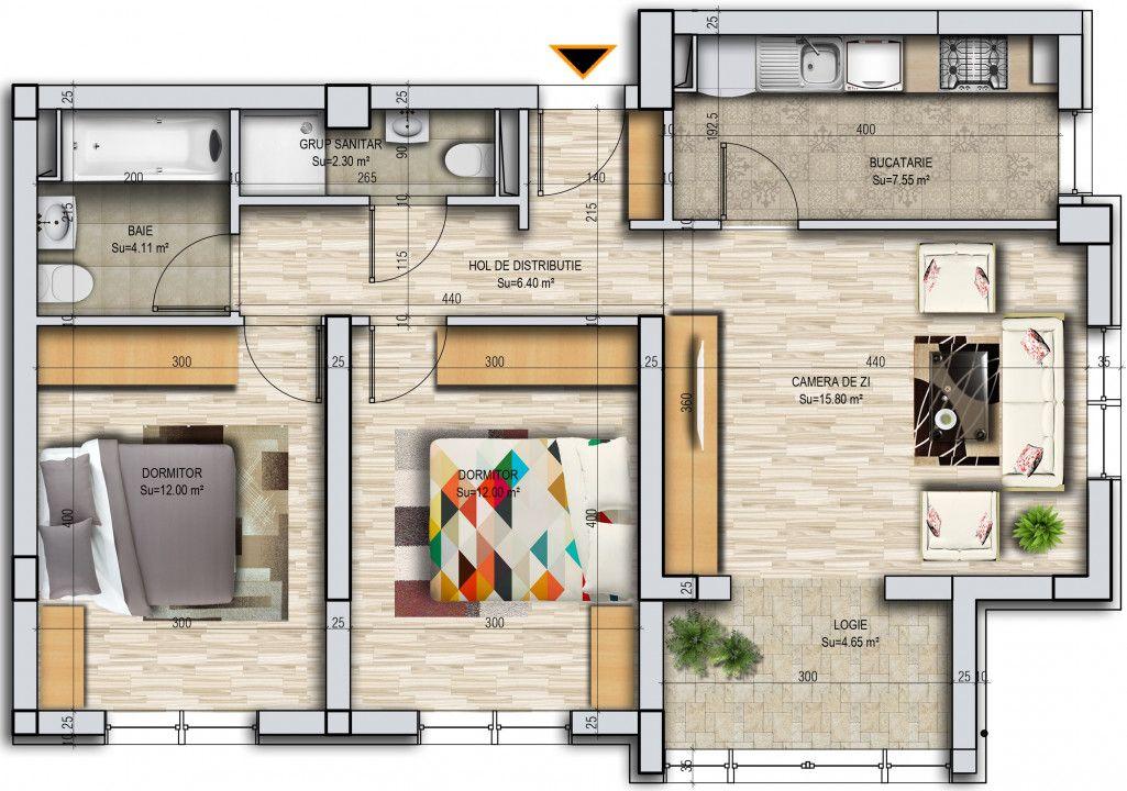 Apartament 3 camere decomandat - Militari Residence - 1