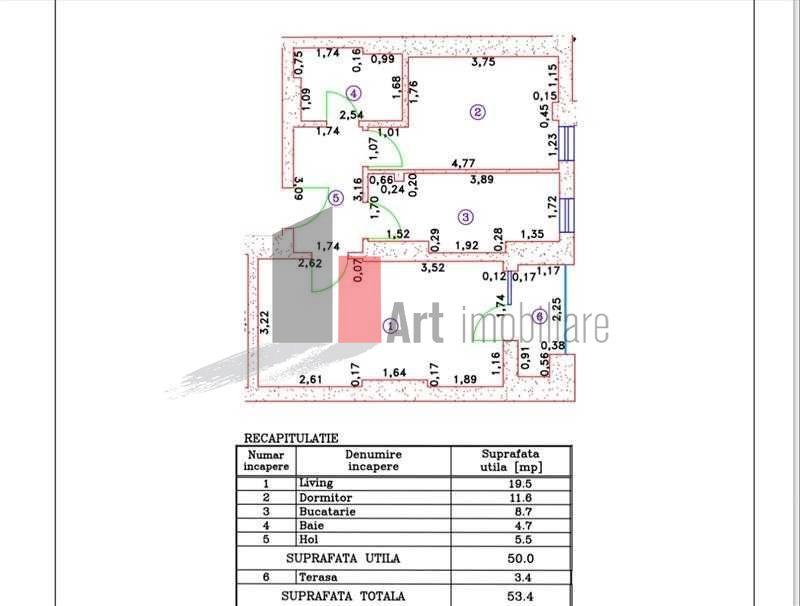 Inchiriez APARTAMENT 2 camere cu LOC DE PARCARE subteran NOVUM 56-Lujerului - 8