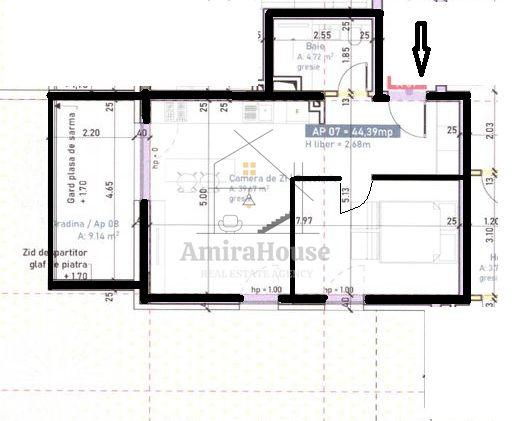 Apartament 2 camere 46 mp, finisat, Intre Lacuri - 3