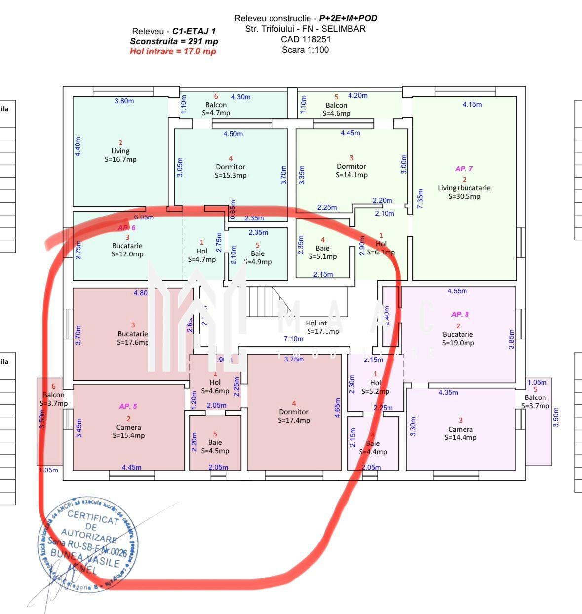 Apartament 3 camere I Etajul 1 I Selimbar - 8