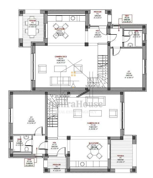 Casa tip duplex 125 mp utili, teren 500 mp, Feleacu - 18