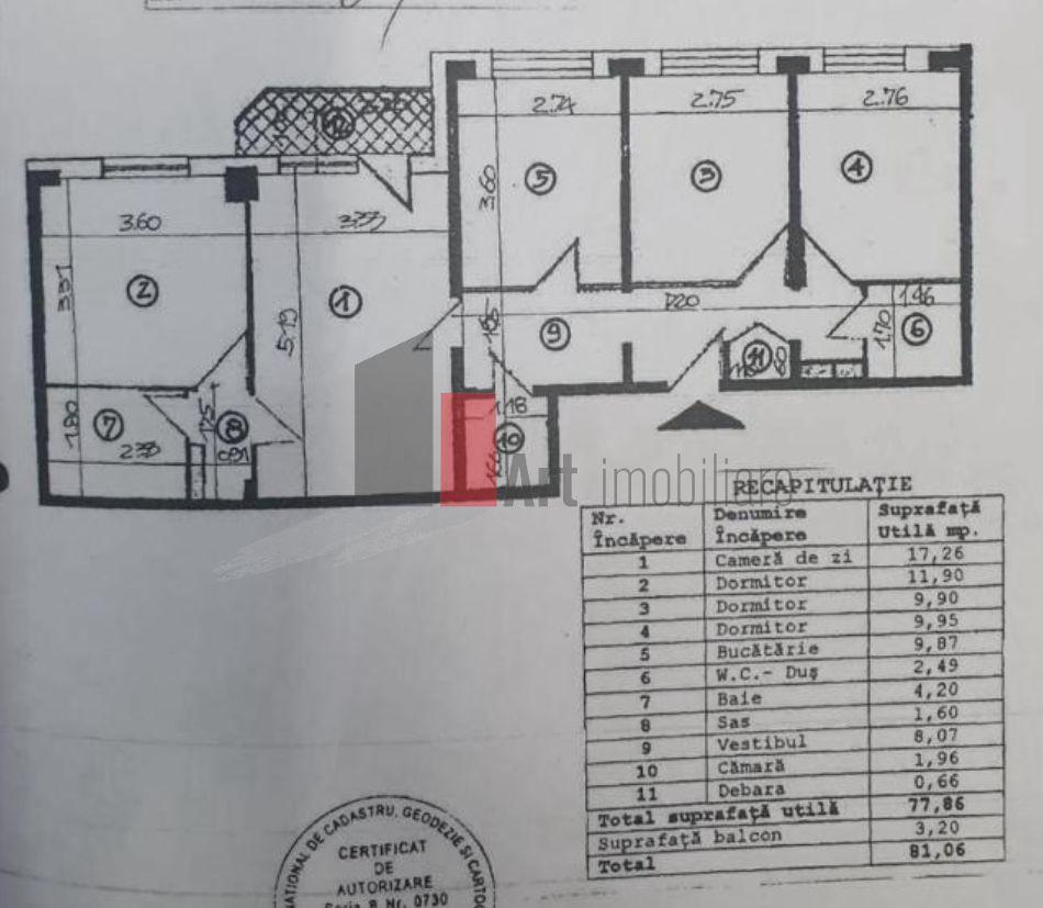 APARTAMENT 4 CAMERE STEFAN CEL MARE - 1