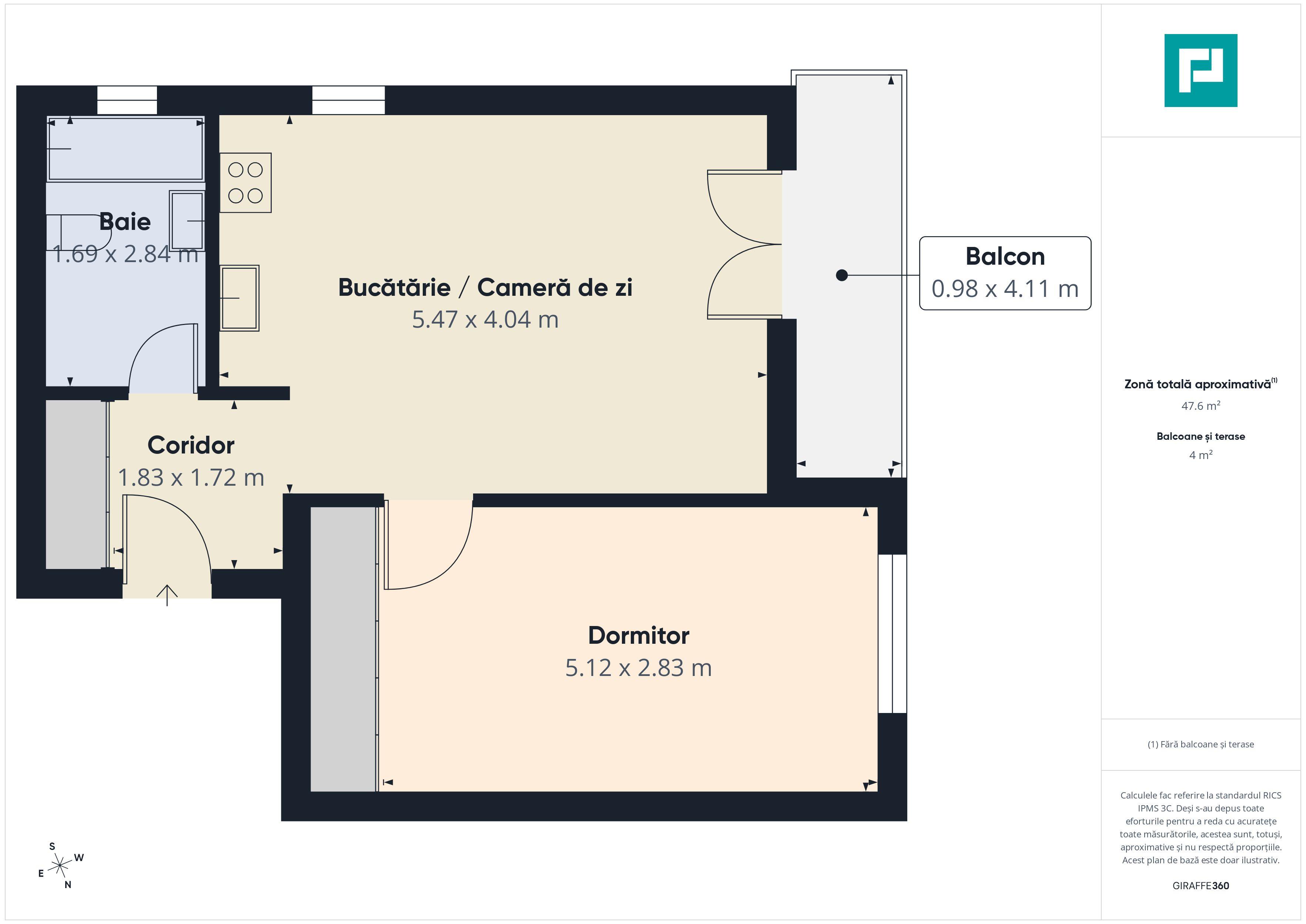 Apartament 2 camere complet mobilat in Chișoda - 8