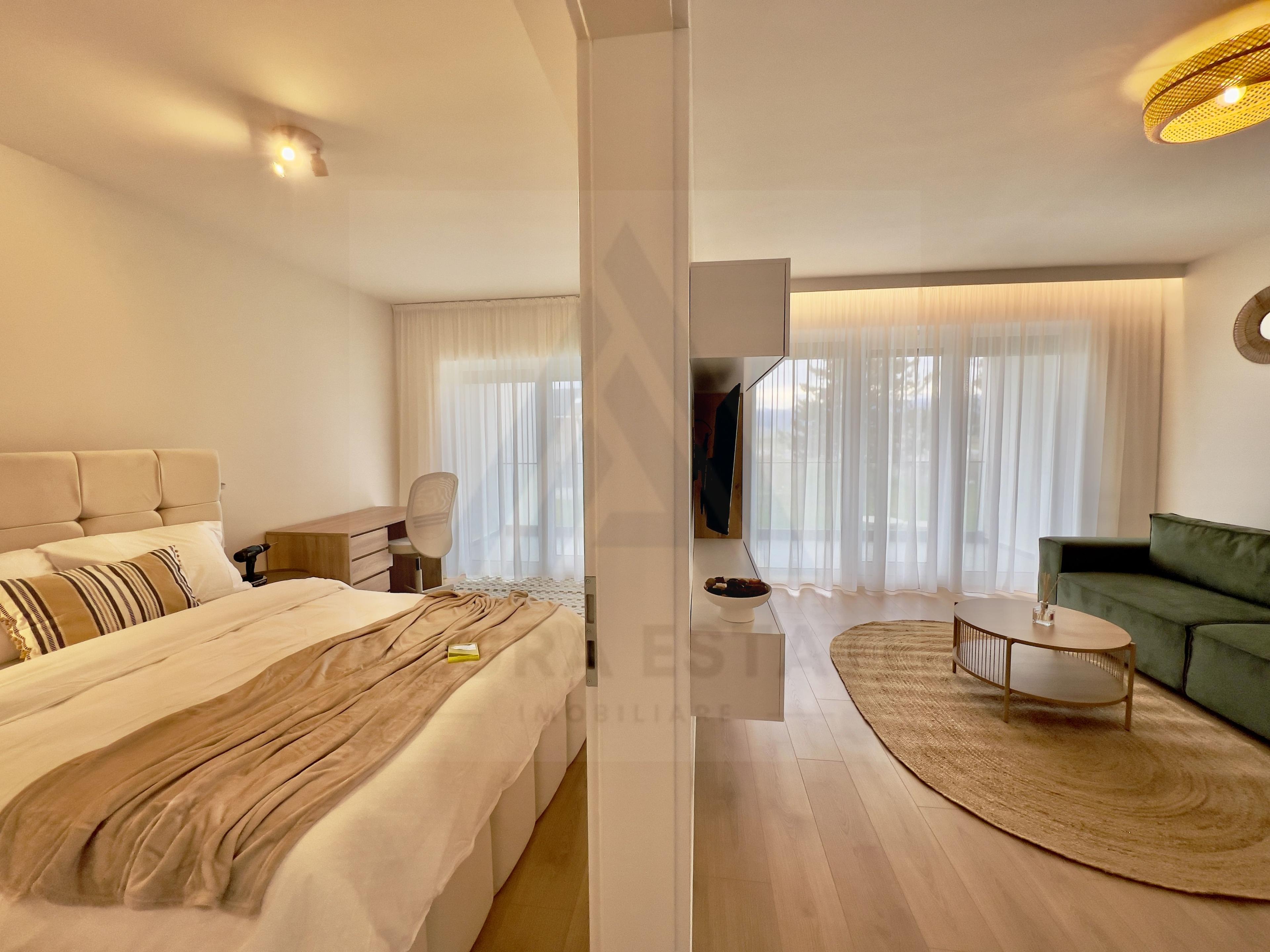 Apartament modern 2 camere utilat premium etaj 1 in cartier DaVinci - 1