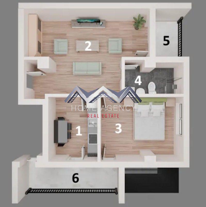 Apartament 2 camere | bucătărie închisă | Otopeni central - 1