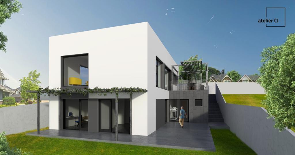 Vilă nouă design mediteranean, proiect deosebit și panoramă- 285.000 E - 1