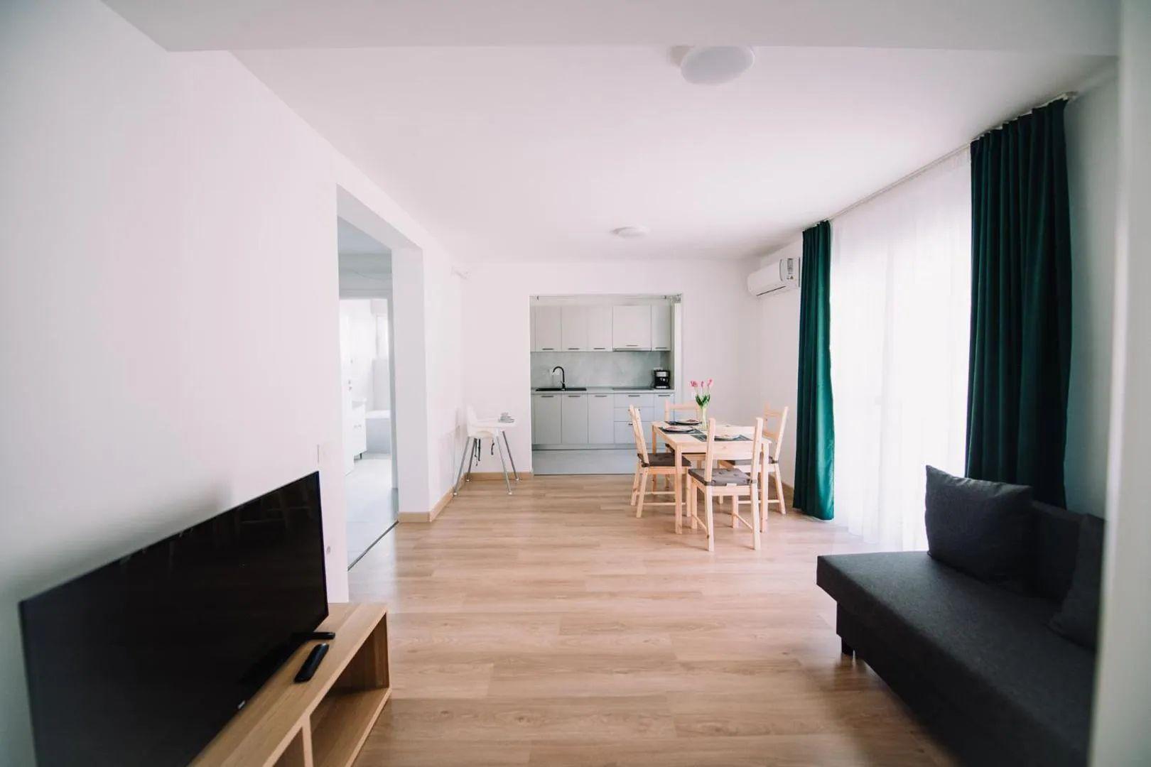 Ap cu 2 camere la cheie, mobilat/utilat + parcare inclusă-105.000 euro - 2