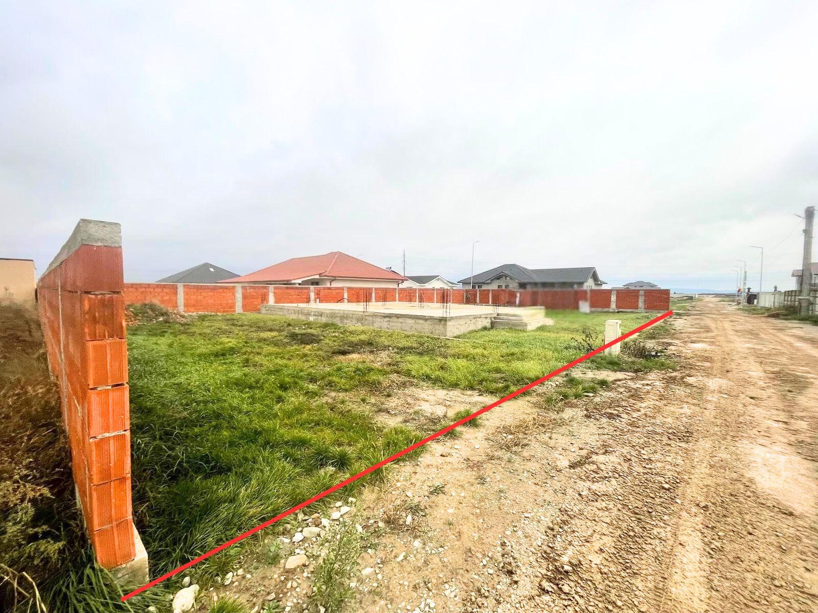 Teren intravilan, fundatie proiect casa, gard si utilitati-Zona Cheriu - 14