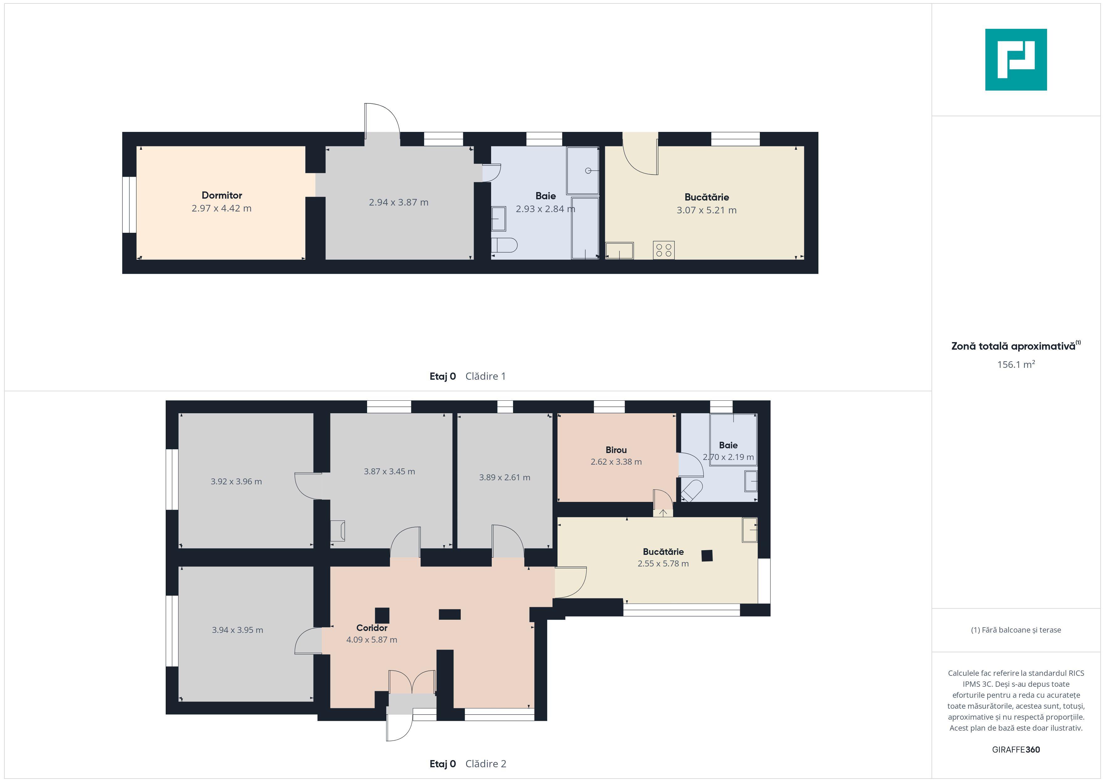 Casă cu 2 corpuri și 5 camere în Livada - 8