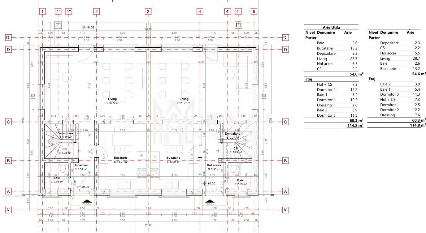 Casă modernă | 3 dormitoare | 140 mp curte | 120 mp utili | Preț avantajos - 6