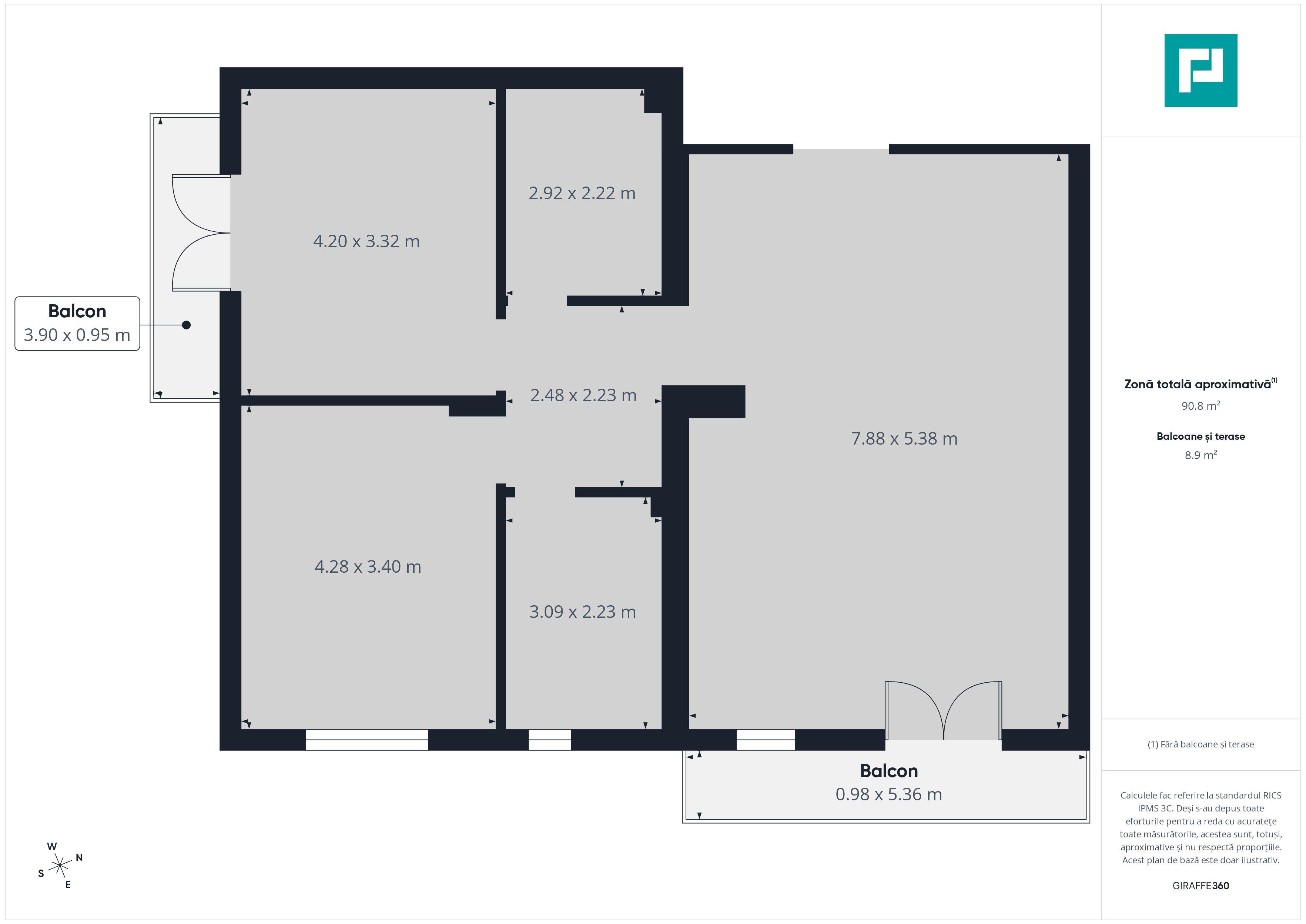 Apartamente noi Sântandrei, la alb 2026 - 12